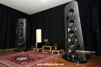 SoulSonic Impulse SE flagship loudspeaker, driven by Accustic Arts reference electronics