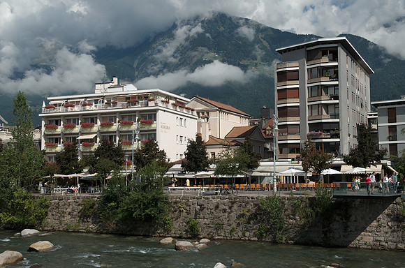 Merano, South Tyrol - Etsch river (Adige)