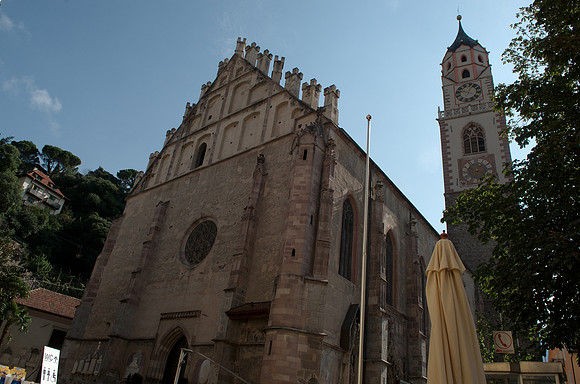 Merano, South Tyrol - St. Nicholas' Church (first mentioned in 1220)