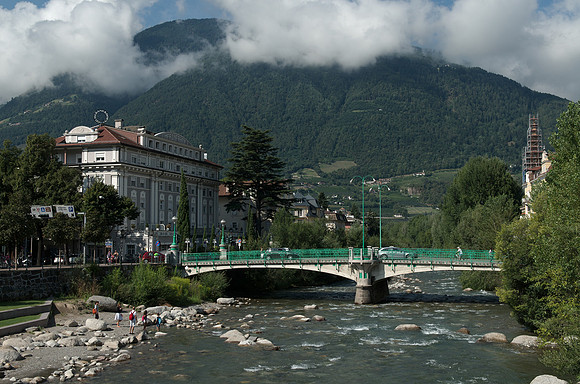 Merano, South Tyrol - Etsch river (Adige)