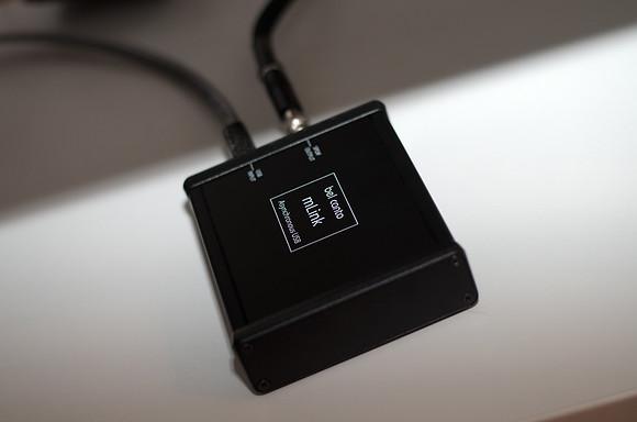 the new Bel Canto mLink asynchronous usb converter