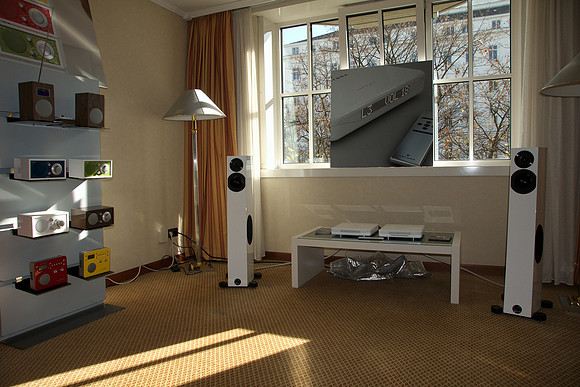 Audio Physic Sitara loudspeaker with Artora electronics, Tivoli Audio range