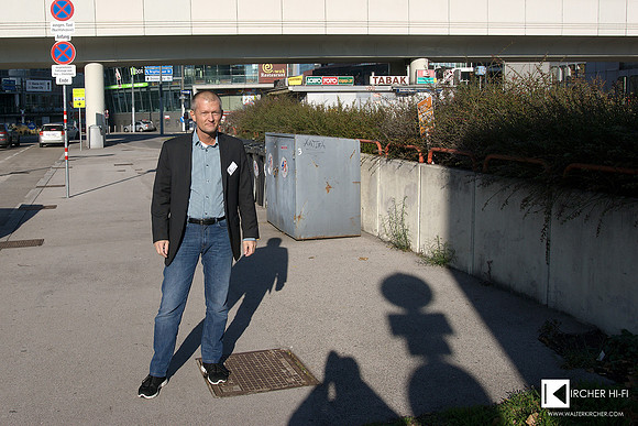 Myself in front of hotel