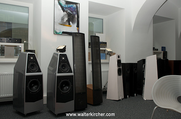 Wilson Audio, Martin Logan and Totem Acoustic Elements Metal loudspeakers