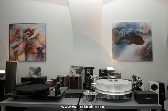 Rega and Transrotor turntables