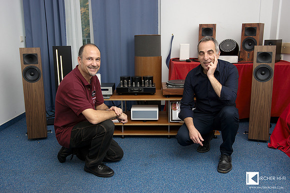Claudio Trevasinello (Cammino) and Igor Opassi (Tafos Audio / Multimedia)