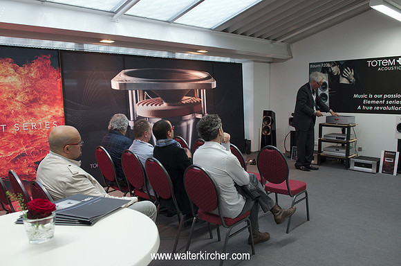 Totem Acoustic, VTL room with audience at the HIGH END 2013 in Munich!