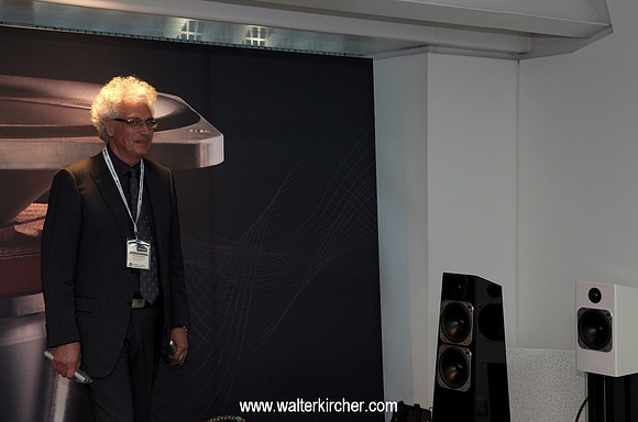 Vince Bruzzese, CEO of Totem Acoustic loudspeakers from Canada attending the HIGH END 2013 in Munich!