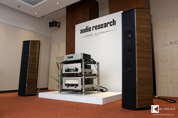 new Sonus Faber Il Cremonese speakers driven by Audio Research electronics