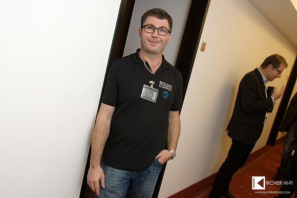Markus Windisch in the hallway of the hotel
