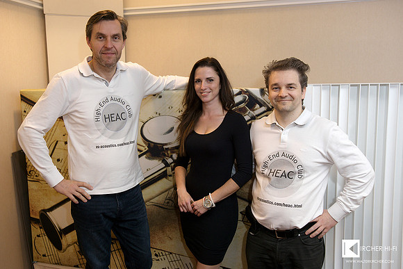 Zalan Schuster, a member of High-End audio club and a voluntarily model