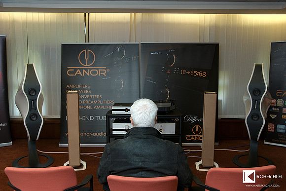 Canor Audio, an Slovakian brand had own room