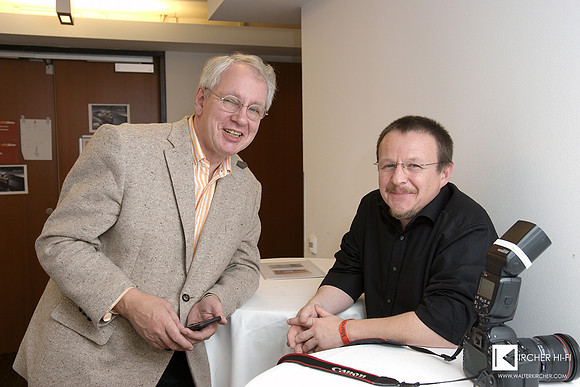 Stig Bjorge (Lyra) and Eduardo de Lima (Audipax)