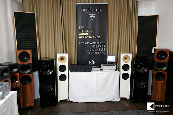 Zingali horn speakers filled a room completely