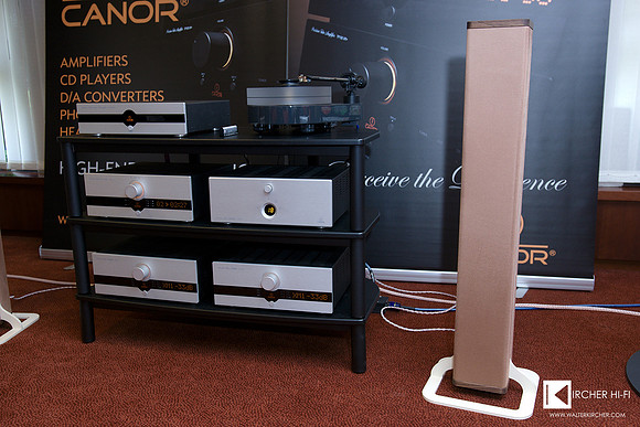 Canor Audio, an Slovakian brand had own room