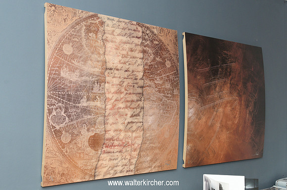 2 JMC Lutherie Soundboards with "Marc J. Pasini" arts design