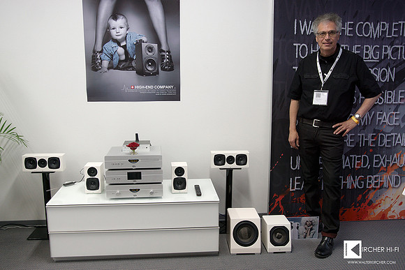 Totem Kin speaker range and Vince Bruzzese (ceo Totem Acoustic)