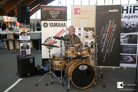 Rudi Staeger - famous Austrian drummer and member of legendary rock band ACID