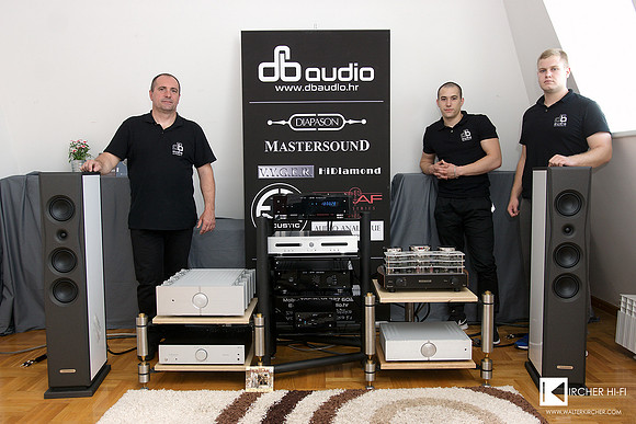 from left: Damir Boltek, Mario Boltek - the DB Audio team in Pakrac