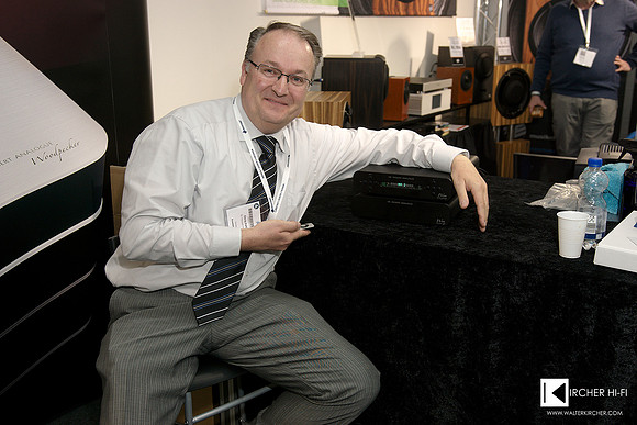 Dr. Chris Feickert presenting his new phono stage Wren