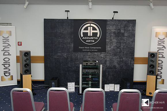 Accustic Arts and Audio Physic - the big setup for Hamburg