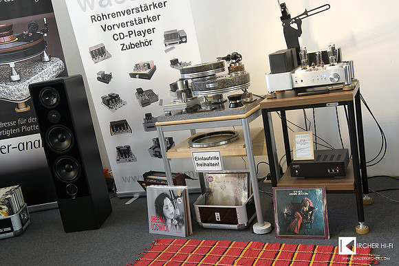 Franz Hauer and his custom-made turntables