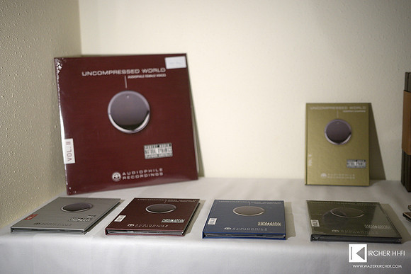 The great Accustic Arts records on display at Audio video Show Praha