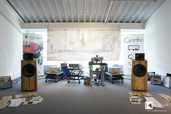 Blumenhofer Acoustics 2016 in Munich again with Genuin FS1 MK2 horn speakers
