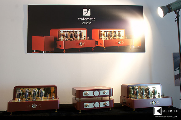 new Trafomatic Audio LARA preamplifier flanked by NOA KT150 mono blocks