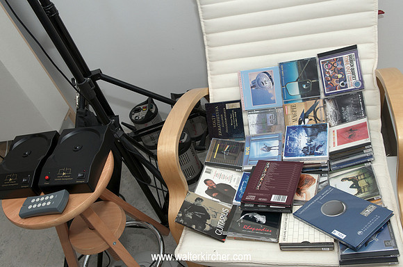 most important: the music for the event including Accustic Arts's Uncompressed World CD series!
