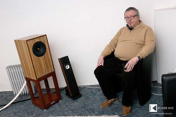 Joachim Gerhard, mastermind of Suesskind Audio speakers