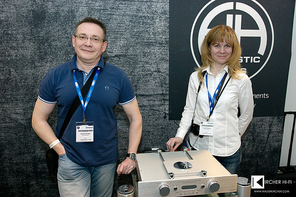Russian Accustic Arts distributors: Grigory Kanygin and Natalia Staskova