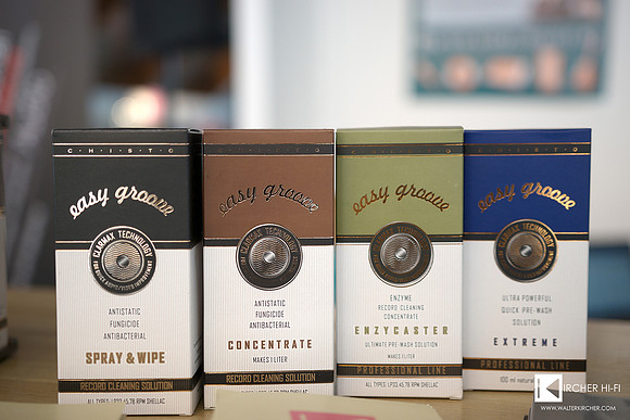 Chisto Easy Groove cleaning solutions for analogue records