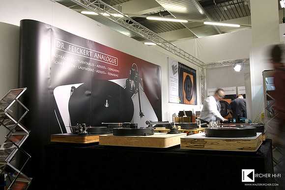 complete Feickert booth in Munich 2016