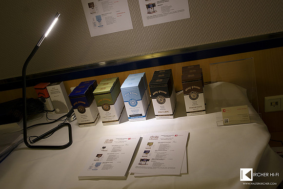 Chisto audio cosmetics products - the complete portfolio for analogue records