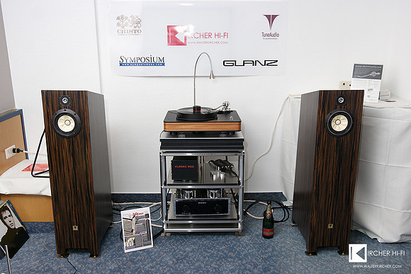 Four brands exhibited for German market: Chisto, Glanz, Symposium Acoustics and Tune Audio