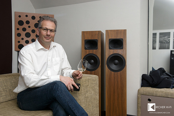 Conrad Mas, founder and owner of AVID HIFI again in Vienna