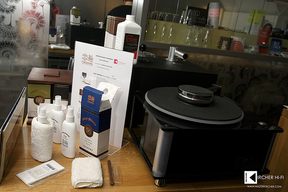 And the professional record cleaning station here too