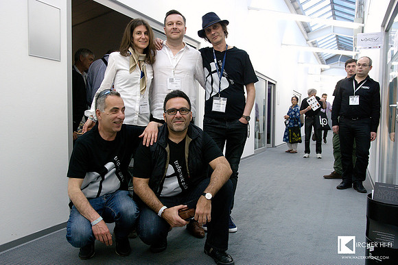 Group photo in front of the room