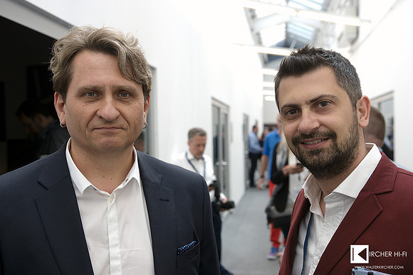 Yuri Zamazeev (Chisto) and Panagiotis Karavitis (part-time audiophile)