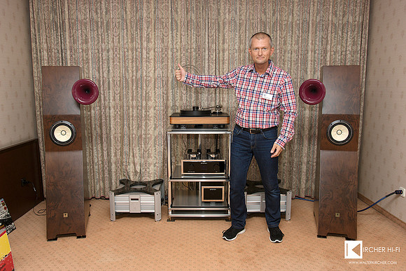 The showroom 2017 - the stars: Tune Audio Marvel hornspeakers