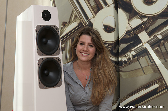 Jasmin Weilenmann, CEO of High-End Company AG (Swiss distributor of Totem, YBA, JMC and The Flash)