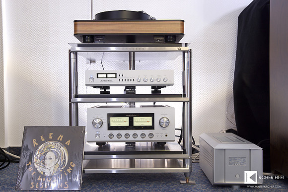 Cool electronics in Symposium Acoustics statement rack