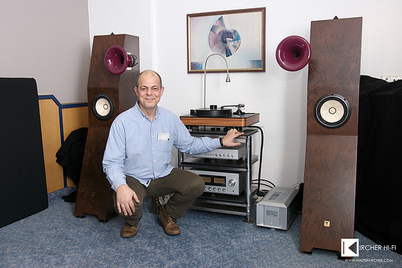 The genius and his loudspeakers