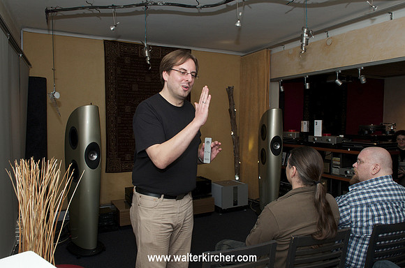 It was a long night with Michael Holzinger and many guests in Klagenfurt at Acoustic Point hifi shop
