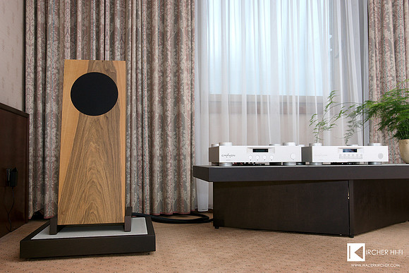2 times Made in Austria - Trenner & Friedl speakers, Crayon Audio electronics