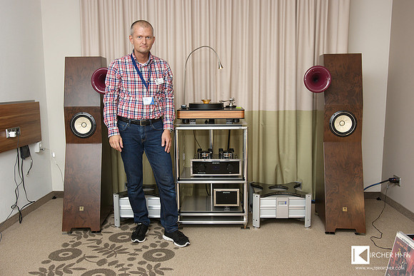 Tune Audio Marvel horn loudspeakers and myself