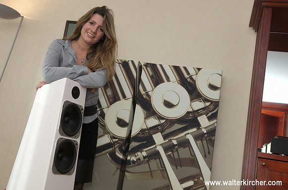 Jasmin Weilenmann, CEO of High-End Company AG (Swiss distributor of Totem, YBA, JMC and The Flash)