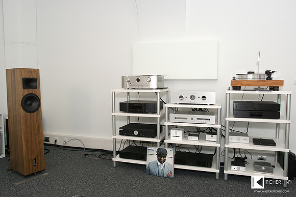 2nd demo room: Blumenhofer Acoustics Tempesta speakers and Accustic Arts electronics
