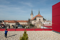 Komarno, Slovakia: view north to city